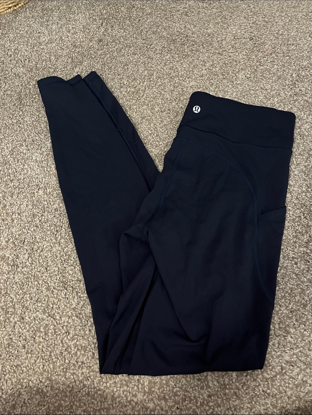 Blue Lululemon leggings